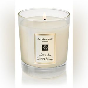Peony & Blush Suede Scented Home Candle
